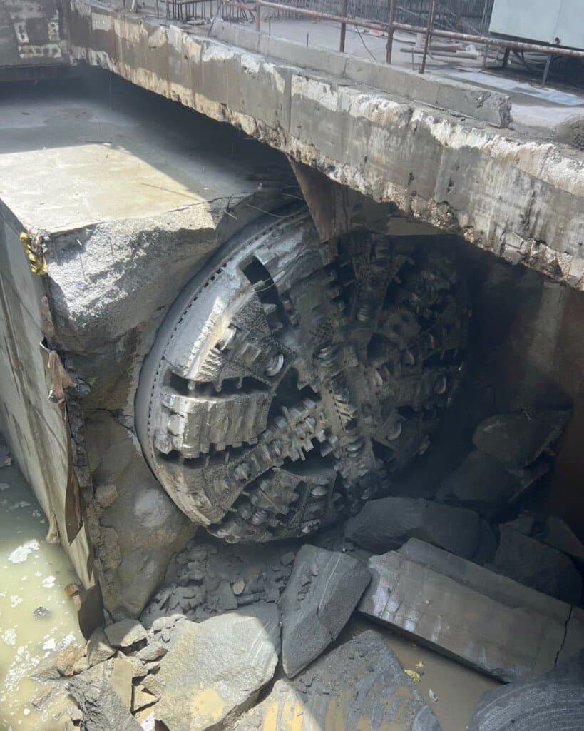சென்னை மெட்ரோ கட்டம்-2: நீலகிரி TBM மூலக்கடையை வந்தடைந்தது — Mobility, Chennai local news