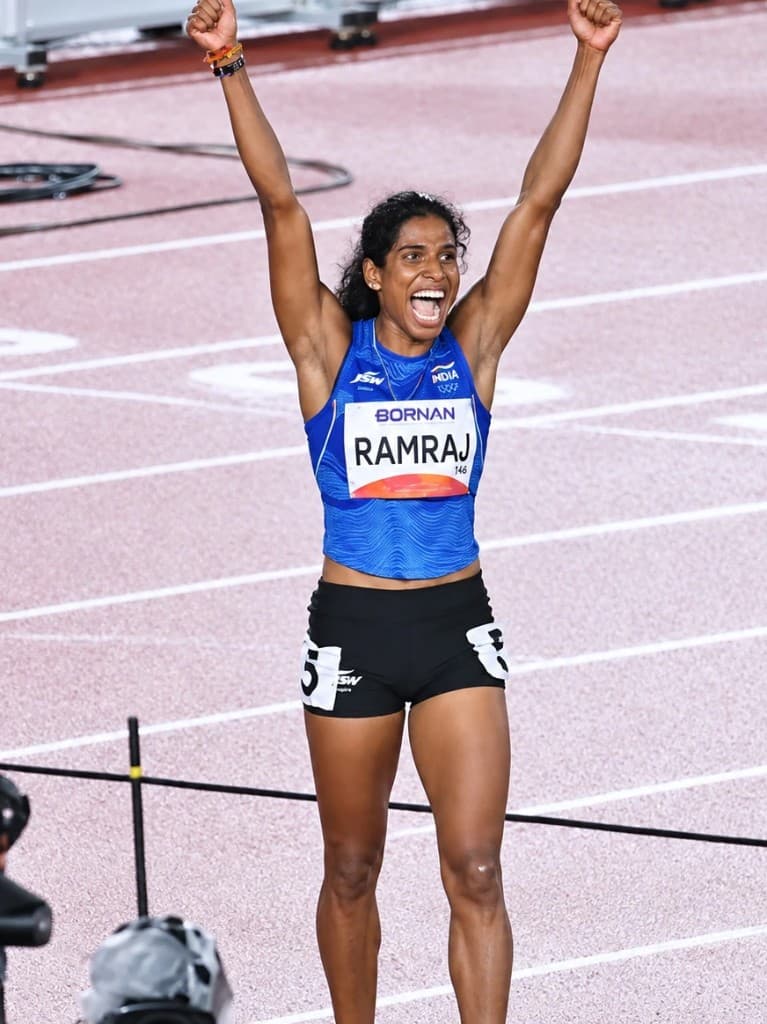 Tamil Nadu’s Vithya Ramraj breaks P.T. Usha’s record and wins three Asian Games medals — Sports, Chennai local news